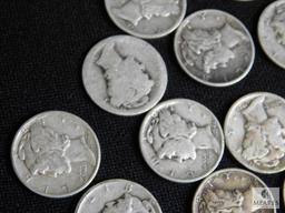 Lot 20 Mercury Dimes Mix Dates