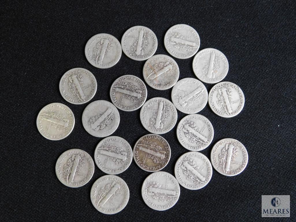 Lot 20 Mercury Dimes Mix Dates