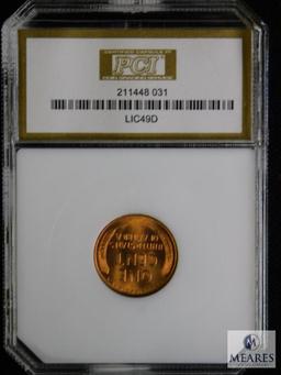 1949-D Wheat Cent PCI MS 67 RD