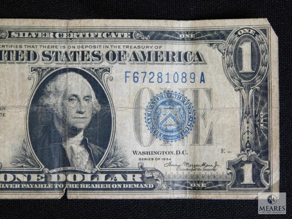 1934 Blue Seal Silver Certificate