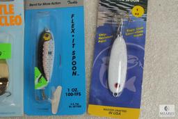 3 new assorted fishing spoons