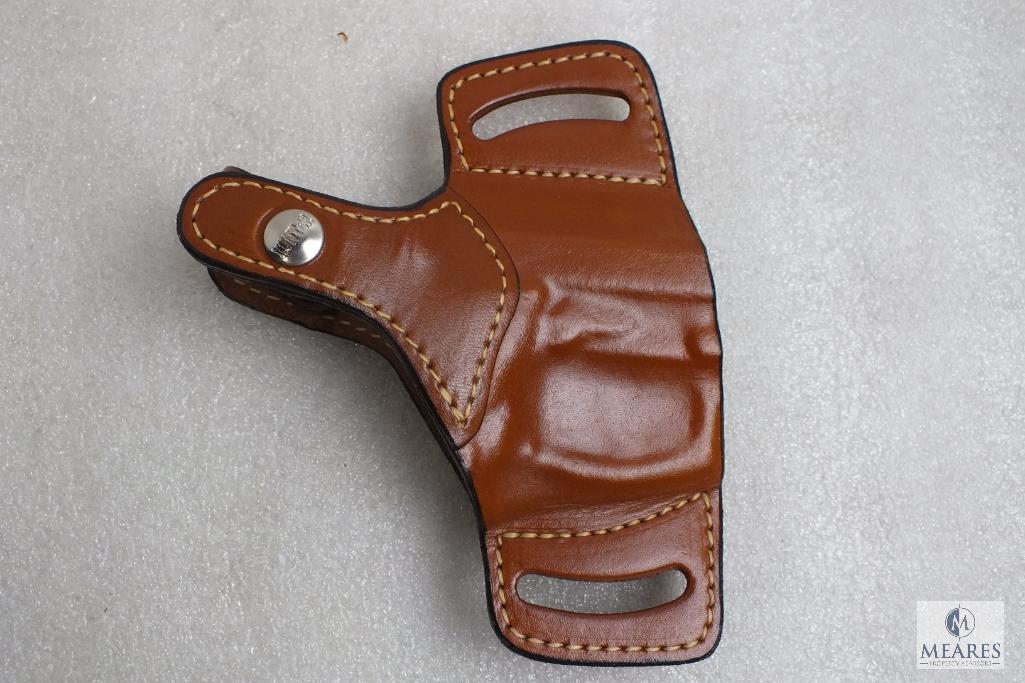 New Hunter leather thumb break ambidextrous holster fits Beretta 92,96 and similar