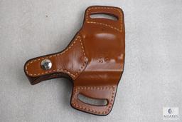 New Hunter leather thumb break ambidextrous holster fits Beretta 92,96 and similar