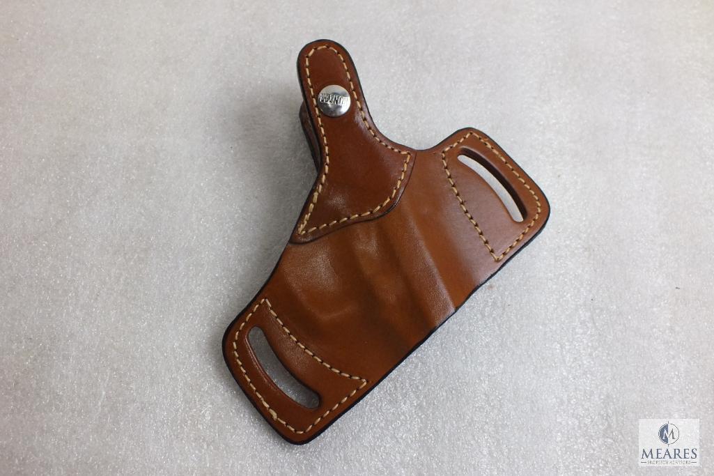 New Hunter leather thumb break ambidextrous holster fits Beretta 92,96 and similar