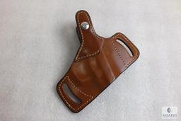 New Hunter leather thumb break ambidextrous holster fits Beretta 92,96 and similar