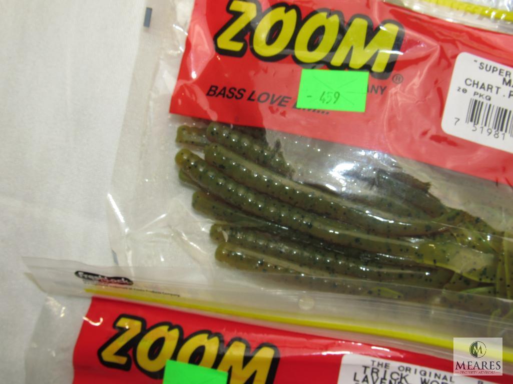 Lot 12 New Packs Assorted Fishing Worms