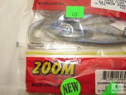 Lot 11 New Packs Assorted Fishing Worms