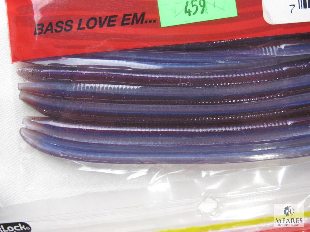 Lot 10 New Packs Assorted Fishing Worms