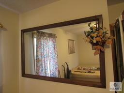 Large Framed Mirror approximately 4' x 3'