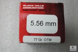 50 Rounds Black Hills Ammunition 5.56 mm 77 Grain OTM Ammo