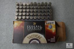 50 Rounds Federal Premium 9mm Luger Tactical Ammo 147 Grain HST Ammunition