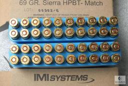 40 Rounds IMI Systems 5.56mm x 45 Ammo 69 Grain Ammunition HPBT - Match