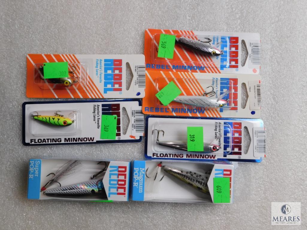 Assortment of New Rebel Fishing Lures