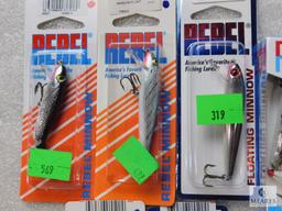 Assortment of New Rebel Fishing Lures