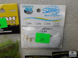 Assortment of fishing tackle