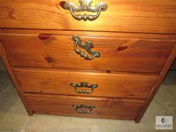 Pine Wood 5 Drawer Chest of Drawers