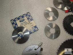 Lot various Screw Slotter Saw Blades Brown & Sharpe, Cleveland, Sears +