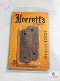 New Herrett's 1911 Officers model wood grips