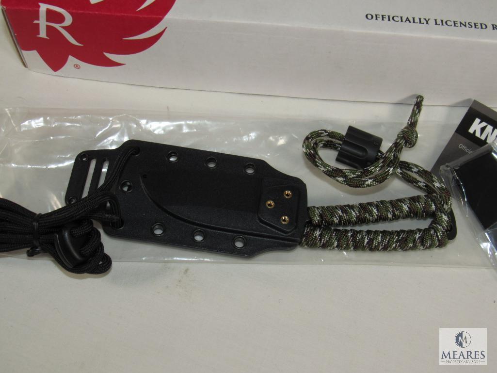 New Ruger CRKT Survival Knife with Sheath & Nylon Strap