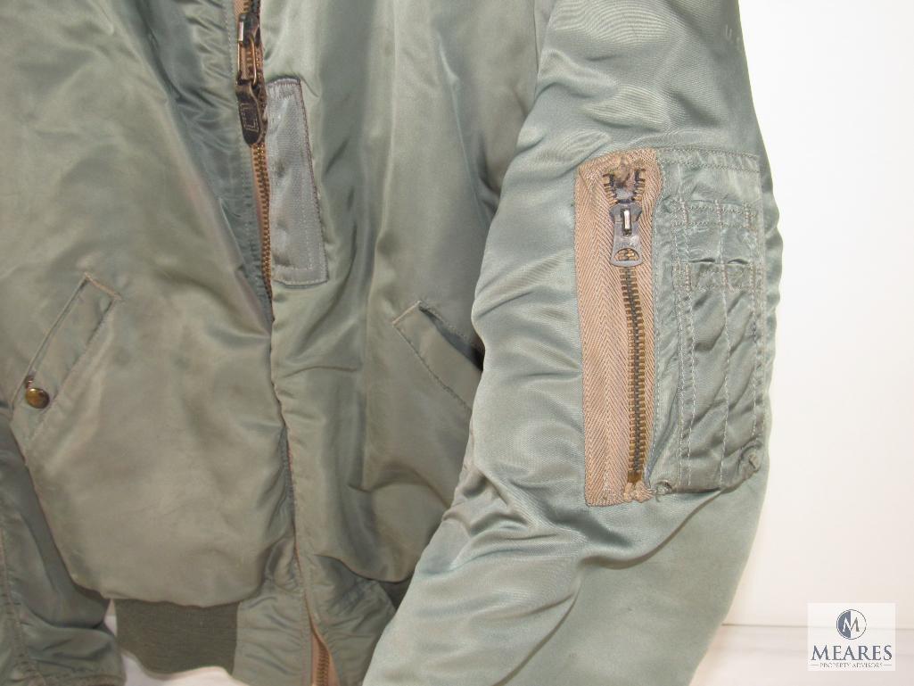 Mens Vintage US Air Force Flying Jacket Size Large