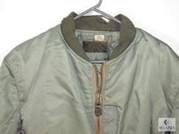 Mens Vintage US Air Force Flying Jacket Size Large