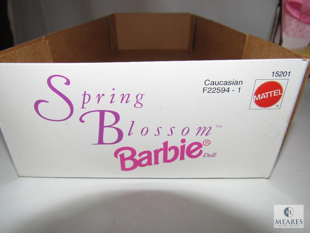 Lot 2 Barbie Dolls Spring Blossom 1995 First & Second Edition New in boxes