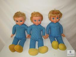 Lot 3 Mrs. Beasley Family Affair Pull String Dolls 1967