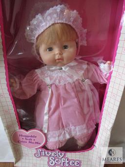 Lively Softee Huggable Soft Baby Doll Cries Ma-Ma Approximately 24"