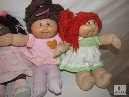 Lot 5 Vintage Cabbage Patch Dolls - Various Styles