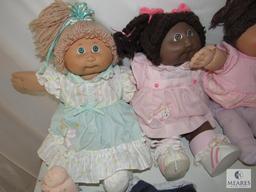 Lot 5 Vintage Cabbage Patch Dolls - Various Styles