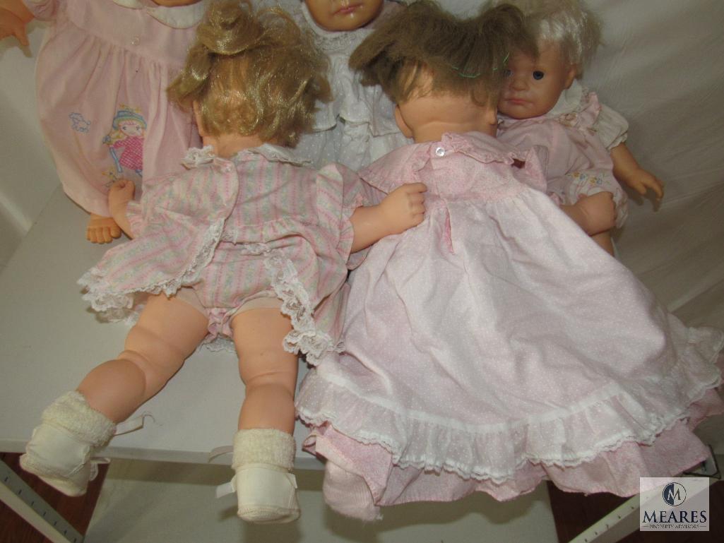 Lot 5 Assorted Hasbro Baby Dolls each approximately 17"