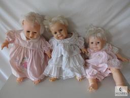 Lot 5 Assorted Hasbro Baby Dolls each approximately 17"