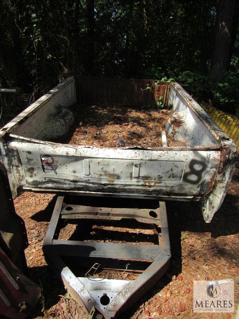 Old Ford Truck Bed turned Trailer