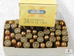 50 rounds 38 auto ammo, vintage western