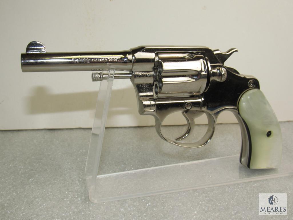 Nickel Colt Pocket Positive chambered in .32 Colt