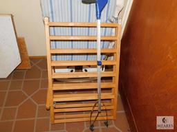 Lot Ironing Board. Gopher Grabber, and small Wood Pet or baby Gate