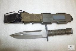 Lan-Cay M9 AR15 bayonet like new condition with sheath