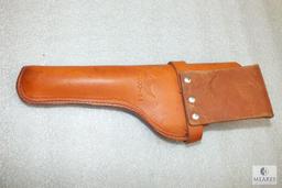 Hunter 1100 model leather holster fits 6 7/8" Ruger Mark I and II