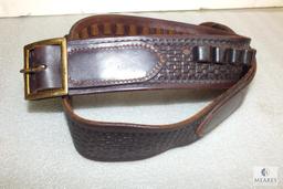Idaho leather 42" waist 44 caliber cartridge belt