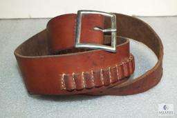 Hunter 122 large .22 caliber leather belt