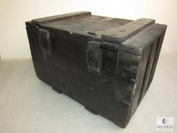 Wooden ammo crate