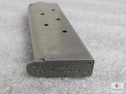 Fcatory Colt 1911 .45 acp stainless pistol magazine