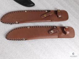 Lot 5 large Bowie Knife Sheaths