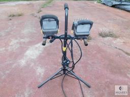 Dual Head Shop Light Tripod