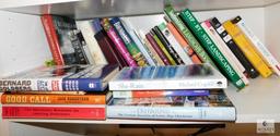 Lot of Assorted Books and Sony TV with Remote