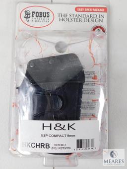 New Fobus Holster for H&K USP Compact 9mm Right to Belt Level II Retention