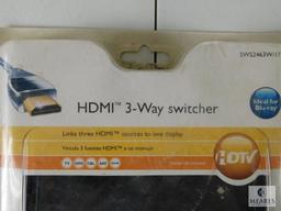 Philips New HDMI 3-Way Switcher - Ideal for Blu-Ray