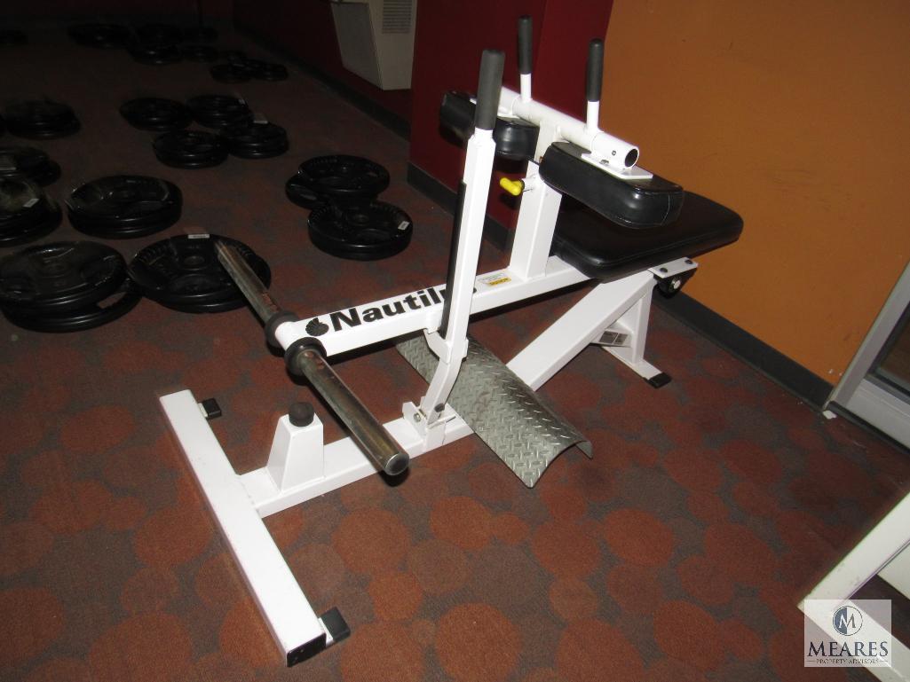 Nautilus XPload Seated Calf & Dorsal Weight Machine