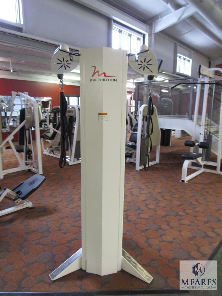 Free Motion Abdominal Standing Crunch Machine with 150 pound weight stack
