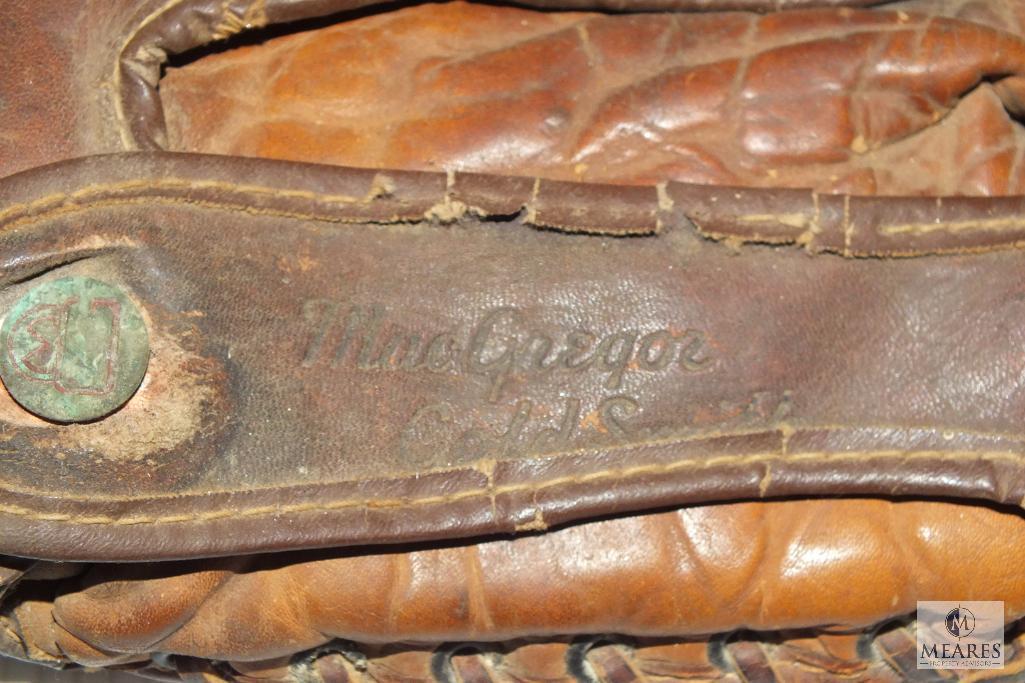 Vintage Baseball Mitt, MacGregor Gold Series, Mel Ott 1940's